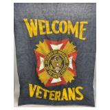 Post WWII VFW Welcome Veterans Flag