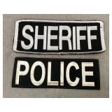 Police/Sheriff Velcro Patches for Tactical Vest