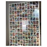 Uncut Football Cards - Three Sheets