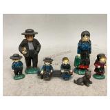 Cast Iron Amish Figurines