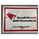 Wolfï¿½s Head Double Sided Sign
