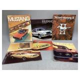 Vintage Ford Mustang Sales Brochures