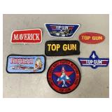 Assorted Top Gun Patches