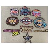 Vintage NFL SuperBowl Patches
