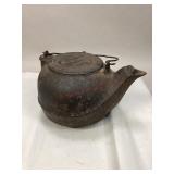 Vintage Cast Iron Tea Kettle