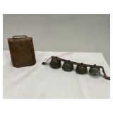 Vintage Cow Bell and Sleigh Bells