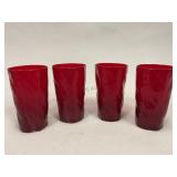 Crinkle Ruby Tumblers