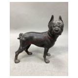 Cast Iron Boston Terrier Dog Doorstop