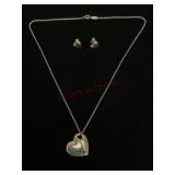 Tiffany & Co. Sterling Silver Necklace & Earrings