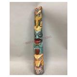 Vintage (Possibly) Chalkware Totem Pole