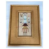 Framed Navajo Sand Painting