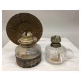 Two Vintage Oil Lamps