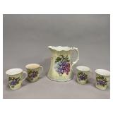 Limoges Pitcher and Cups