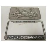 Metal License Plate Cover and More