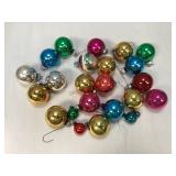 Assorted Vintage Glass Christmas Ornaments