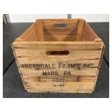 Treesdale Farms Inc. Mars PA Wooden Crate