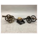 Metal Desktop Collectible Cannon Figurines