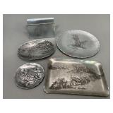 Wendell August Decorative Trays and Napkin Holder