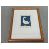 Goose Signed and Numbered Print by C. Hoach