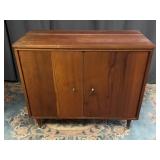 Pine Folding Door Cabinet