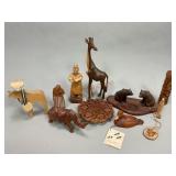 Assorted Wooden Figurines