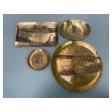 Wendell August Solid Bronze Plates