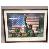 Framed "Lady of Liberty" A Proud Heritage Print