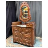 Victorian Marble Insert Dresser