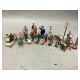 Assortment of Metal Figurines and More