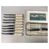 Assorted Stainless Steel Steak Knives
