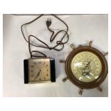 Vintage Seth Thomas Clock & Thermometer
