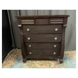 Mahogany Empire Dresser