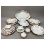 Collection of Vintage Porcelain Dishes from France