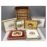 Basket of Cigar Boxes