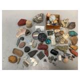 Assorted Stones, Fossils, Crystals and More