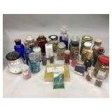 Assorted Containers with Various Beads