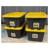 Tough Box 27 Gallon Totes with Lids