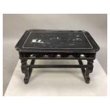 Vintage Asian Black Lacquer Low Table