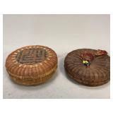 Small Woven Trinket Boxes