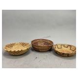 Three Woven Bowls