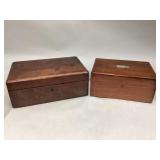 Two Vintage Wooden Boxes