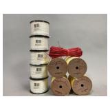 White, Yellow and Red Raffia