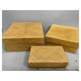 Decorative Woven Nesting Boxes