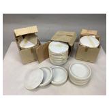 White Porcelain Stackable Dishes