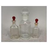 Pyrex Apothecary Bottles