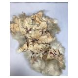 Vintage Native American Style Painted Hide