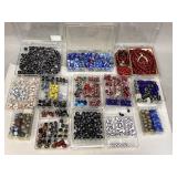 Containers of Miscellaneous Beads