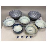 Assorted Vintage Ceramic & Porcelain Bowls