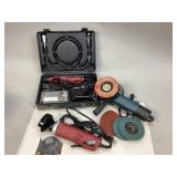 Three Electric Tools with Accessories