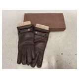 Coach M Deerskin Gloves NIB